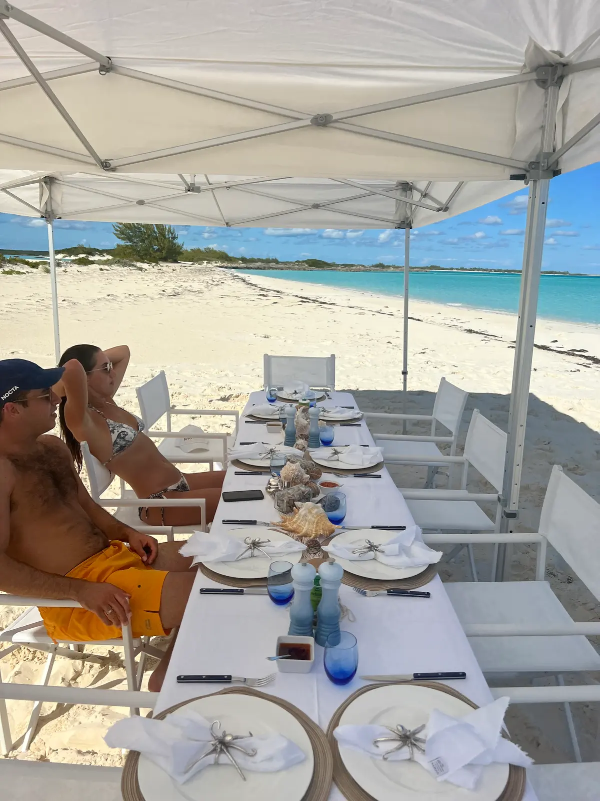 The beach picnic, on a sandbar or in your own bay