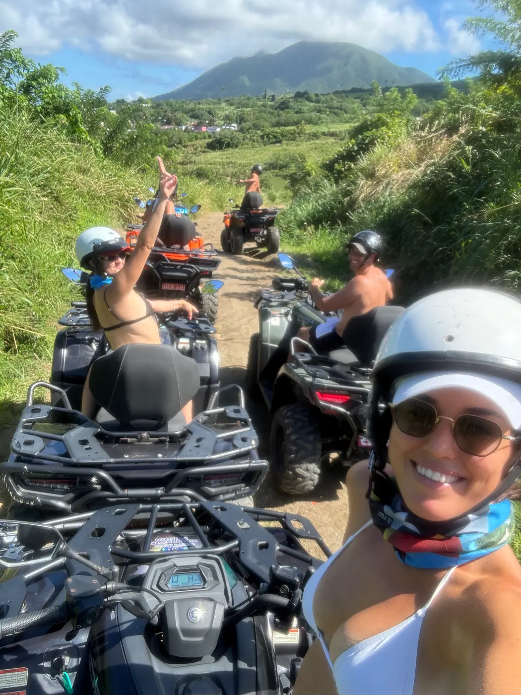 Quad bikes on St Kitts