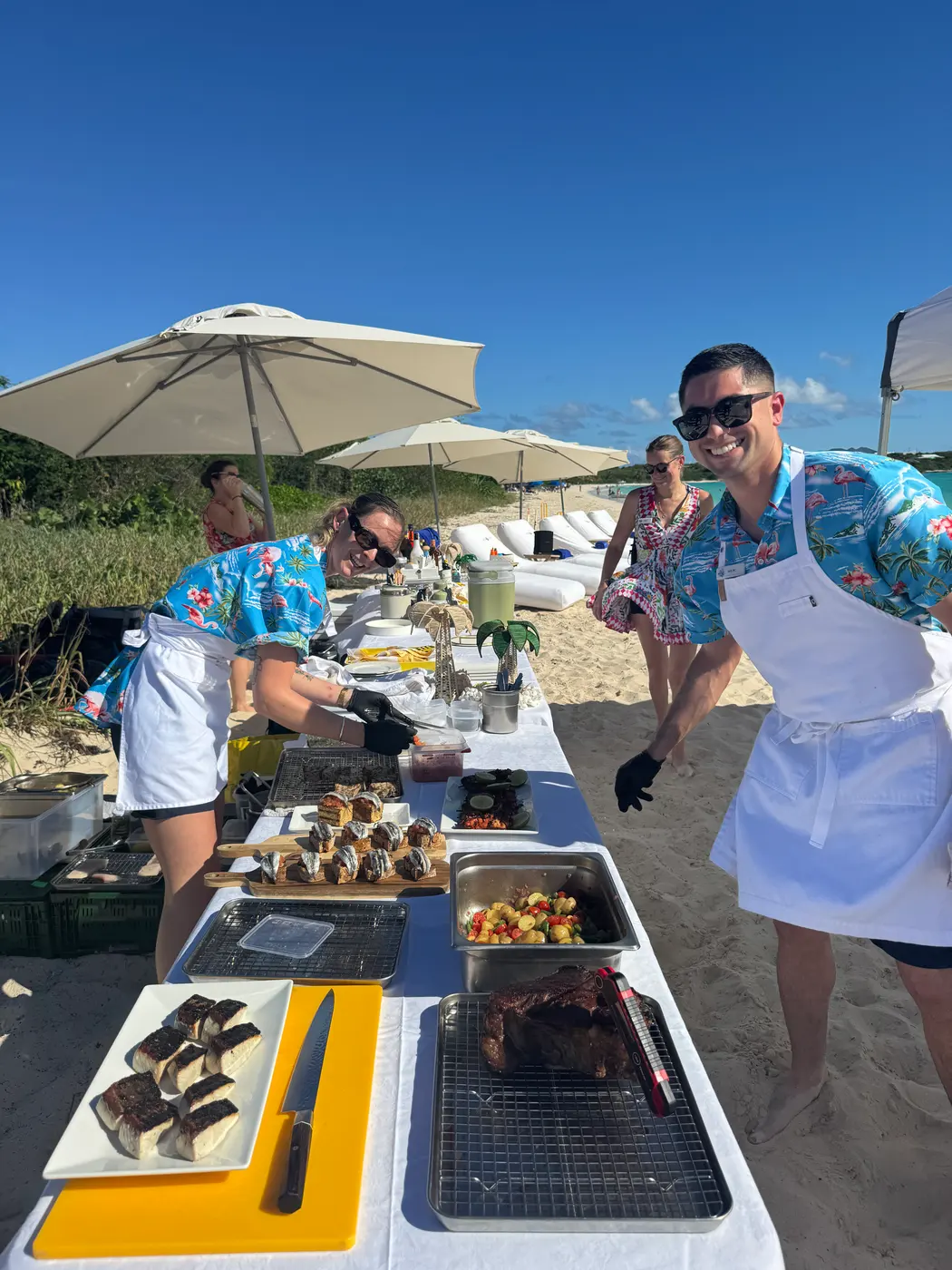 The beach picnic