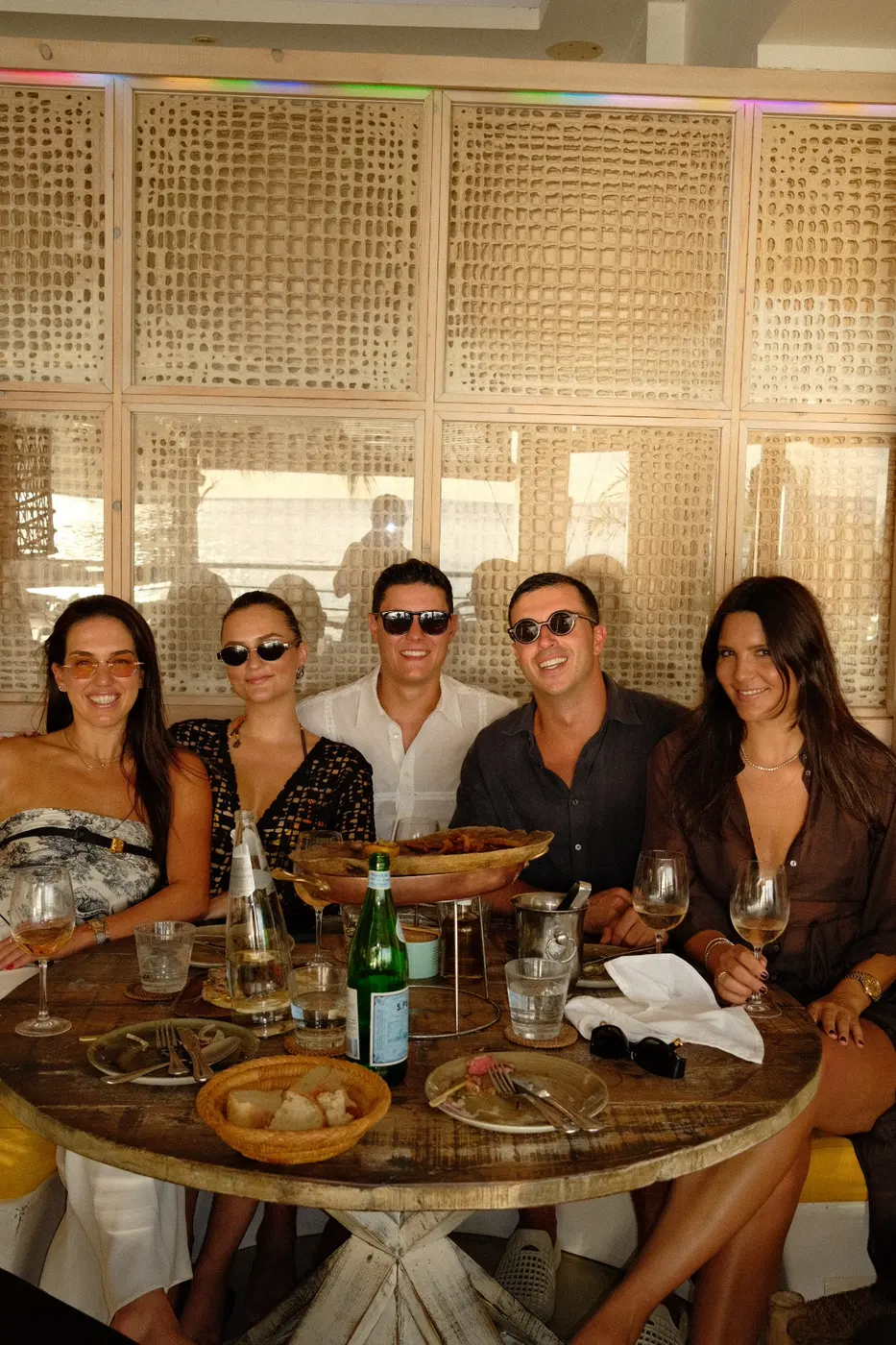 The table at Shellona on Shell Beach