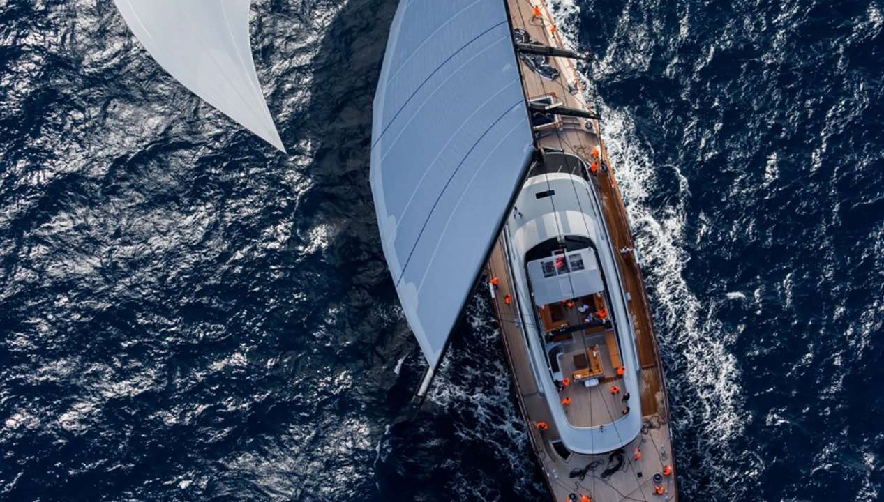 SEAHAWK Superyacht | 60m Perini Navi Yacht | SEAHAWK Yacht Hire | Ahoy Club