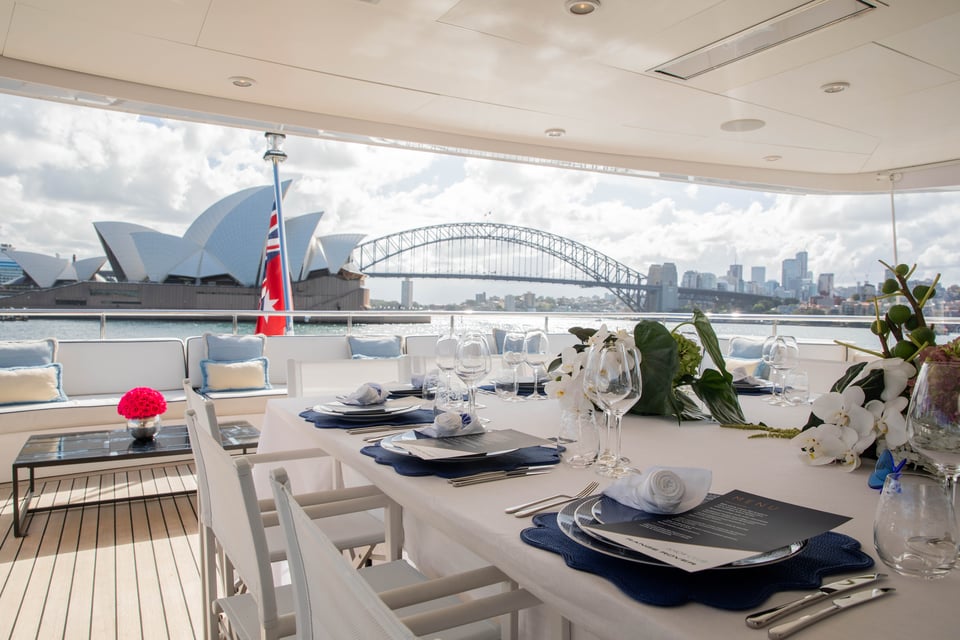 yacht in sydney harbour