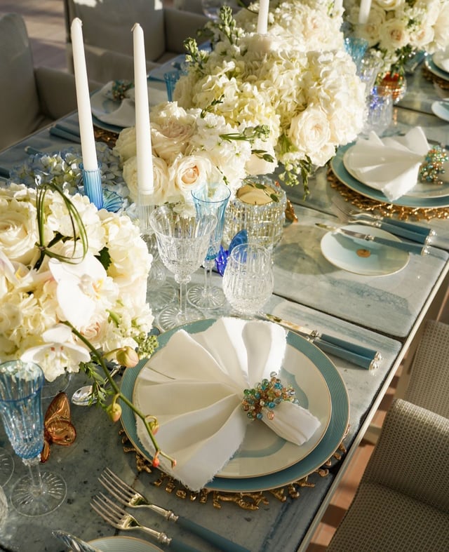 table setting for wedding