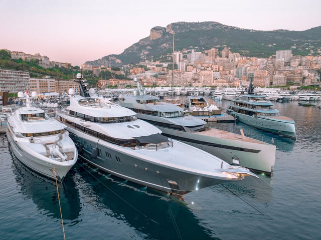 monaco yacht show port hercules