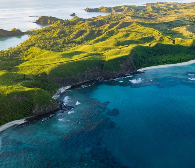 View of Vanua Levu, Fiji