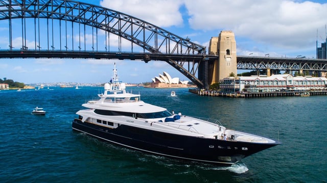 Ahoy Club imports Australia's largest yacht
