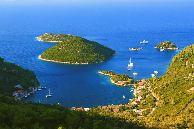 Island Mljet in Croatia