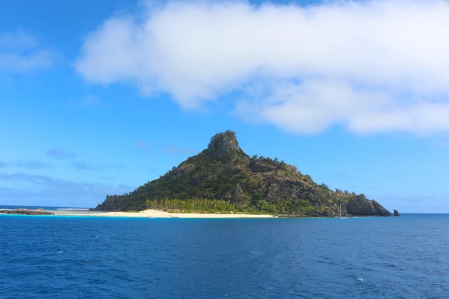 The island of Monuriki, Mamanuca Islands, Fiji