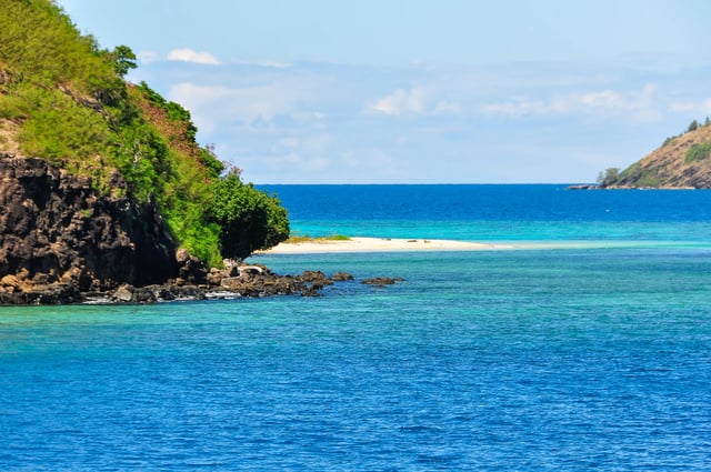 rock formations near the water in Naviti Island