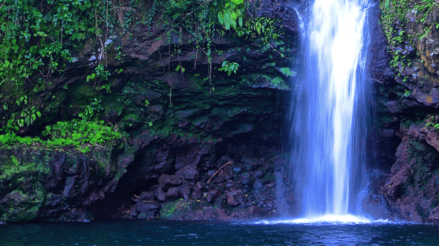 One of the waterfalls that can be find in Palauli