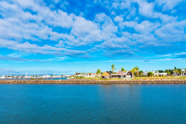 Landscape near the port of Denarau, Nadi