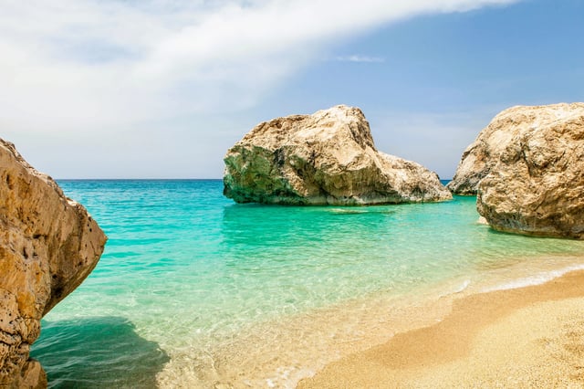 Kathisma beach on Lefkas Island, Greece