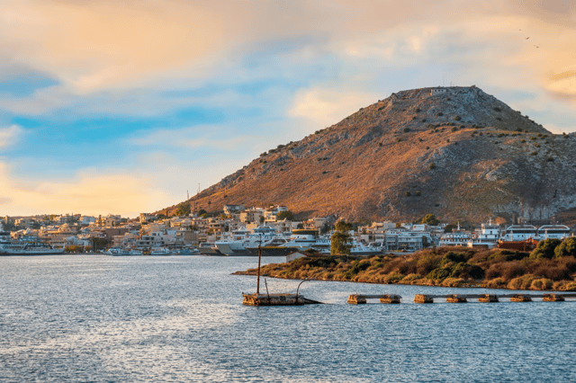 Sunset over Salamis Island