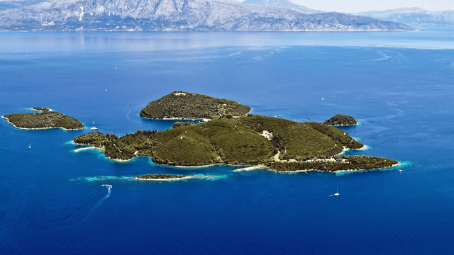 Skorpios Island in Meganisi, Greece