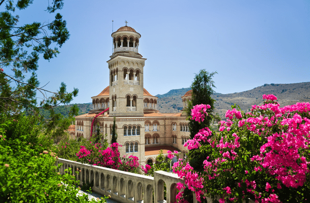 Holy Church of Saint Nectarios in Aegina, Greece