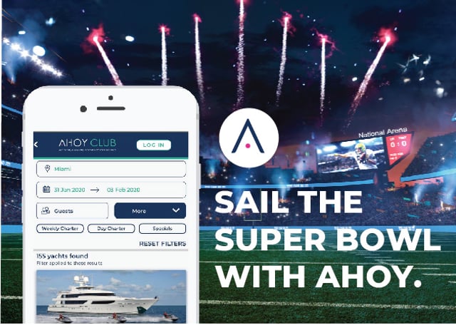 Charter a Yacht for the 2020 Miami Super Bowl