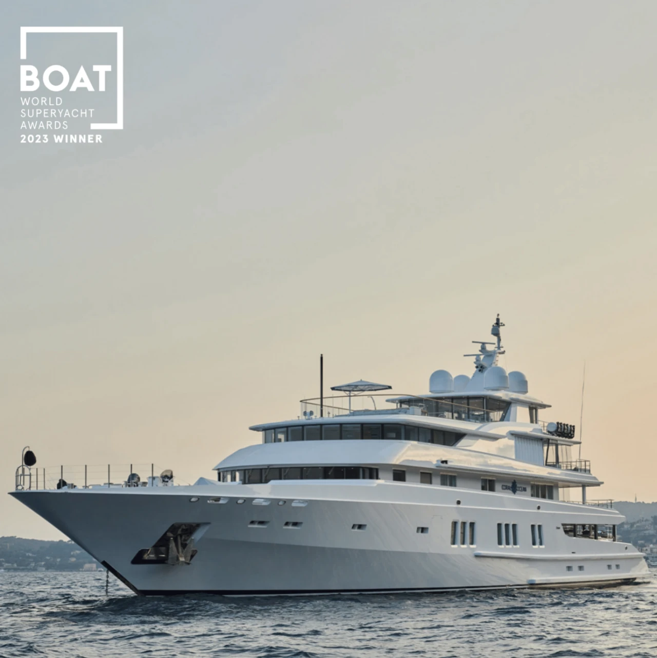 coral ocean at Boat world superyacht awards