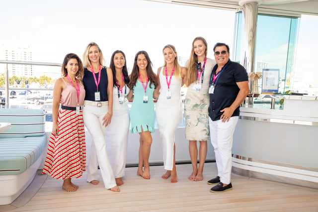 Katya Hall and the Launch of Hot Yachts Miami