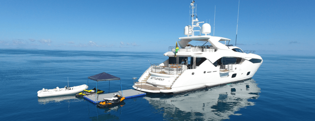 yacht charter australia island