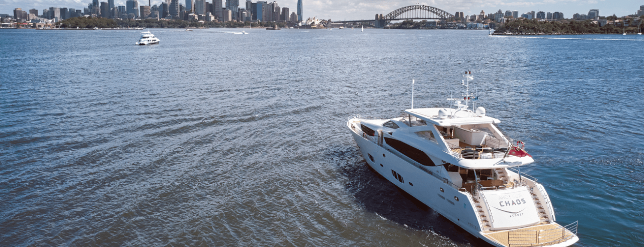 luxury yacht vacation sydney